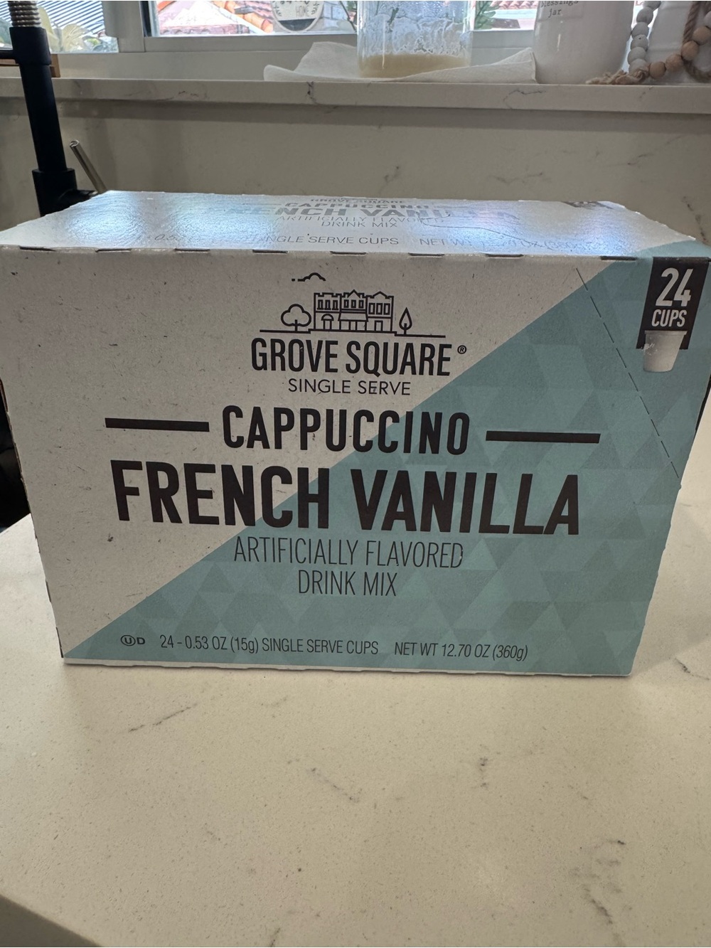 Grove Square French Vanilla Cappuccino Keurig pods 24ct Unopened